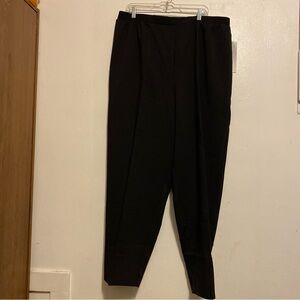Bend Over Pants Women’s Black Size 24W Black‎ Stretch Pull On Trousers New